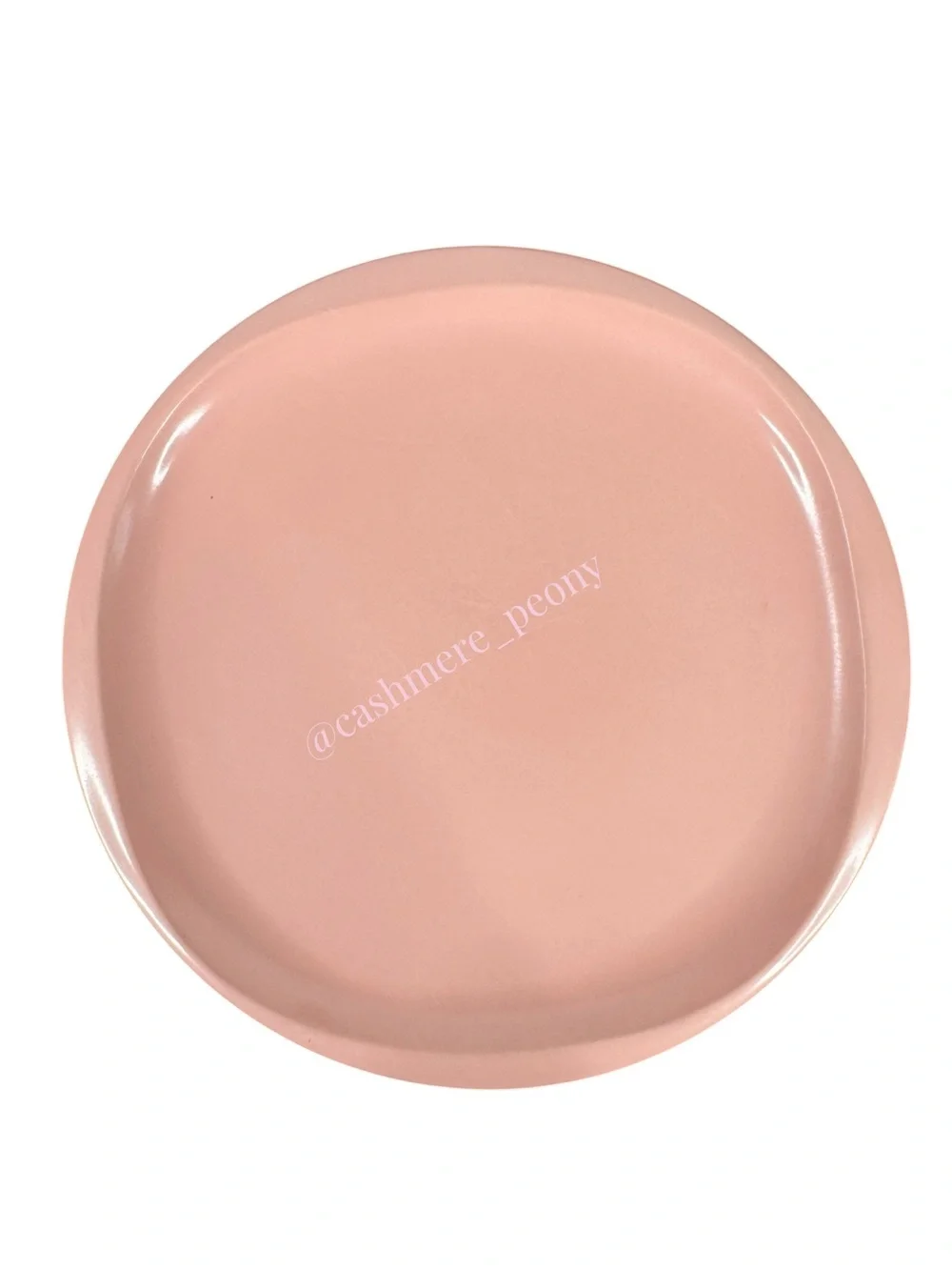 Vintage Boontonware Pink Plastic Plate 10